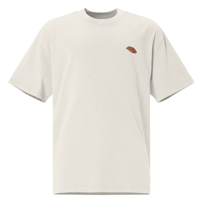 Unisex Salmon Nigiri Oversized Faded T-Shirt