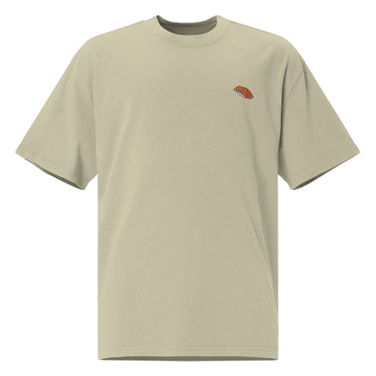 Unisex Salmon Nigiri Oversized Faded T-Shirt