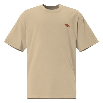 Unisex Salmon Nigiri Oversized Faded T-Shirt