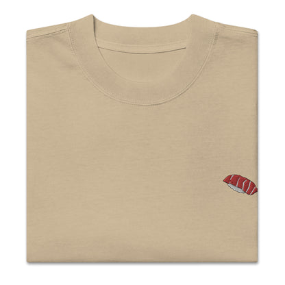 Unisex Tuna Nom Nigiri Oversized Faded T-Shirt